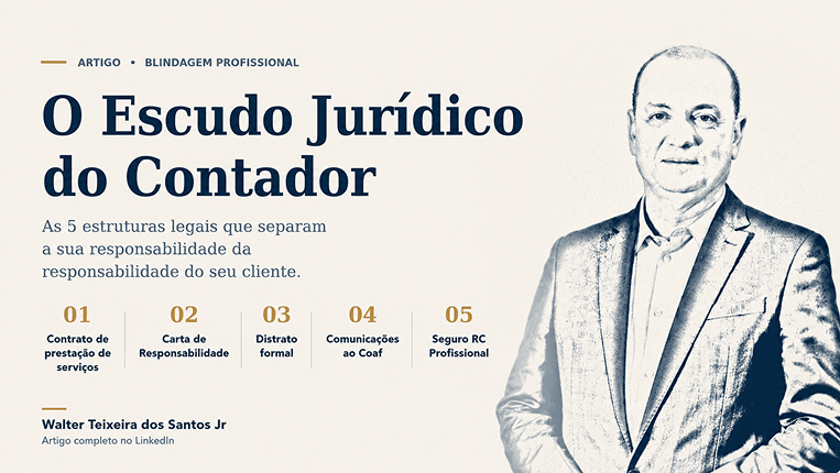 O Escudo Jurídico do Contador e as cinco estruturas legais de proteção profissional